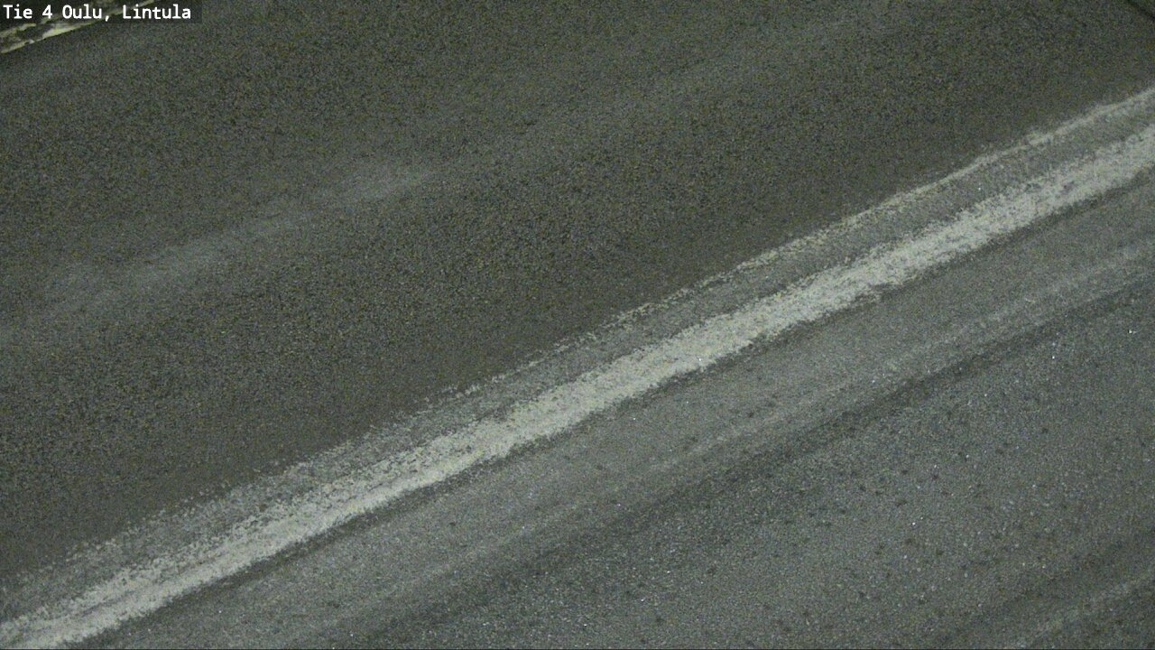 Weather Camera Image Väg 4 Uleåborg, Lintula, Oulu, Pohjois-Pohjanmaa