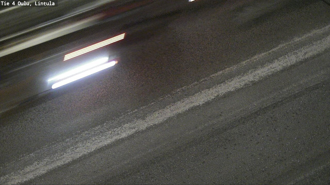 Weather Camera Image Väg 4 Uleåborg, Lintula, Oulu, Pohjois-Pohjanmaa