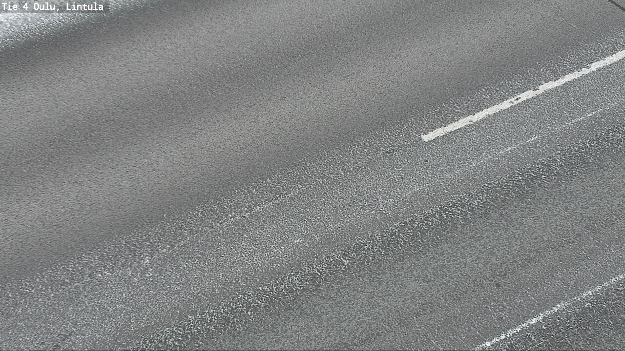 Weather Camera Image Väg 4 Uleåborg, Lintula, Oulu, Pohjois-Pohjanmaa