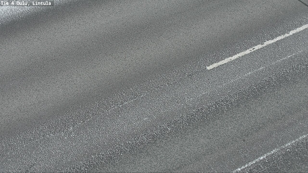 Weather Camera Image Väg 4 Uleåborg, Lintula, Oulu, Pohjois-Pohjanmaa