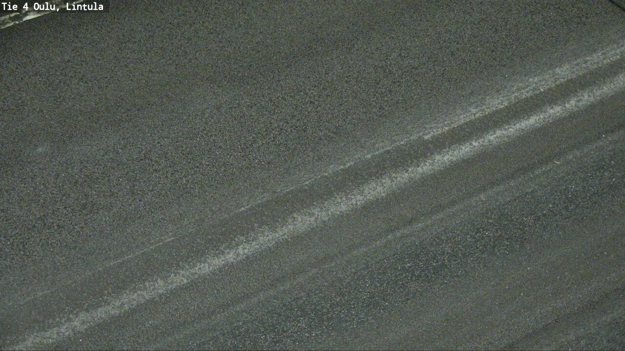 Weather Camera Image Väg 4 Uleåborg, Lintula, Oulu, Pohjois-Pohjanmaa