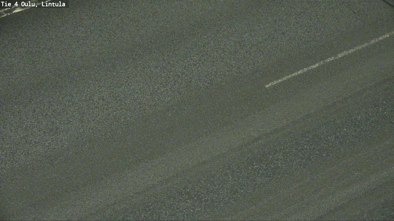 Weather Camera Image Väg 4 Uleåborg, Lintula, Oulu, Pohjois-Pohjanmaa