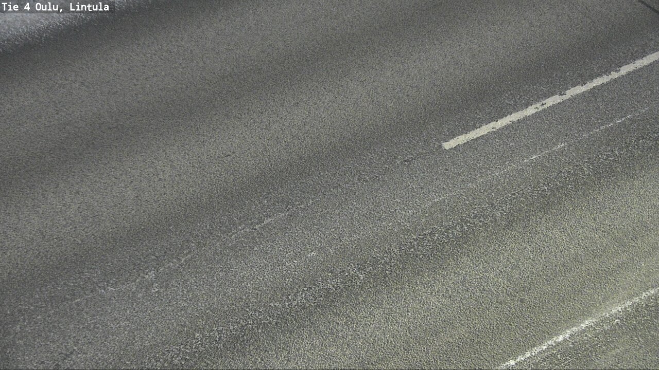 Weather Camera Image Väg 4 Uleåborg, Lintula, Oulu, Pohjois-Pohjanmaa