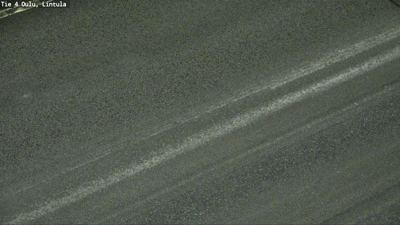 Weather Camera Image Väg 4 Uleåborg, Lintula, Oulu, Pohjois-Pohjanmaa