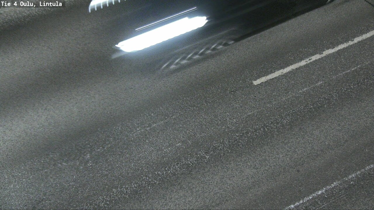 Weather Camera Image Väg 4 Uleåborg, Lintula, Oulu, Pohjois-Pohjanmaa