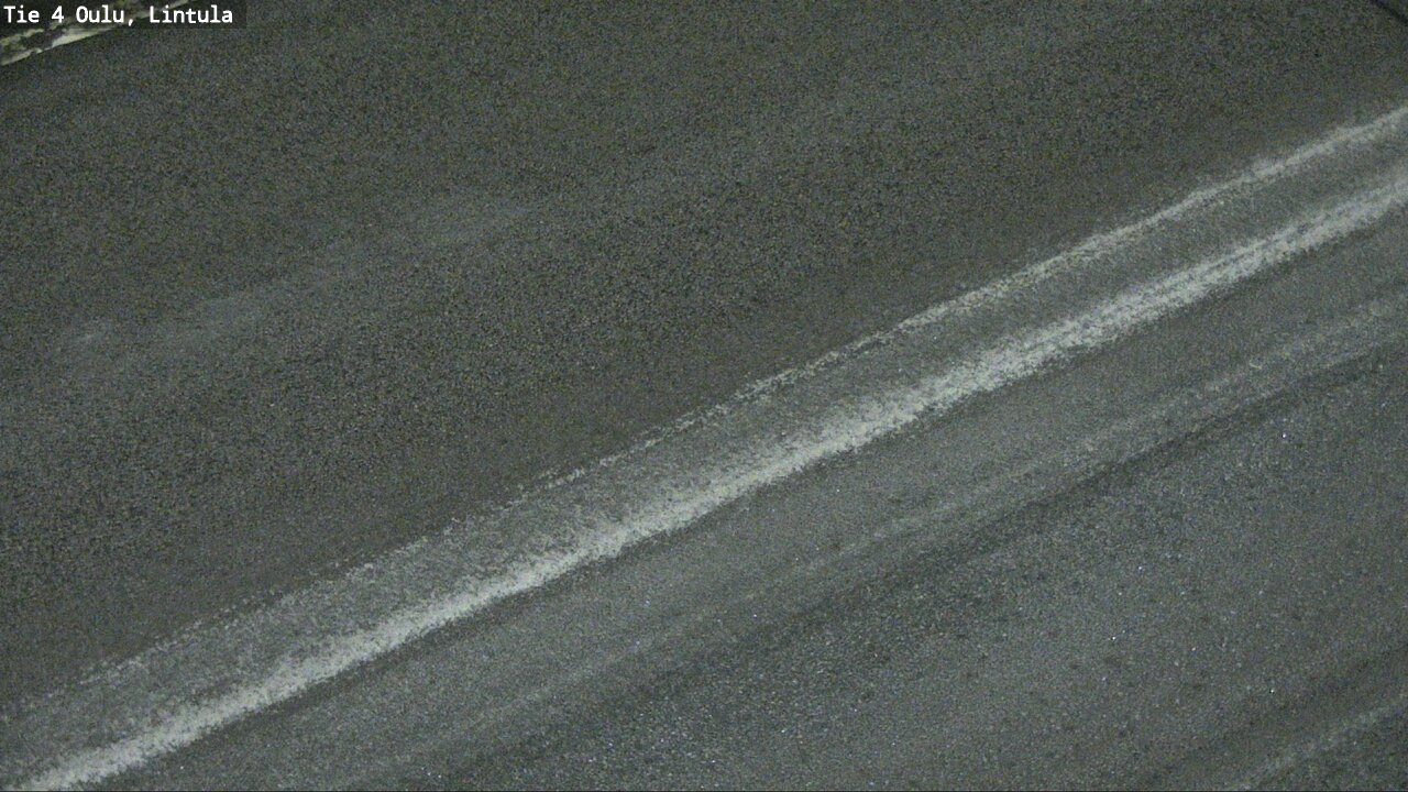 Weather Camera Image Väg 4 Uleåborg, Lintula, Oulu, Pohjois-Pohjanmaa
