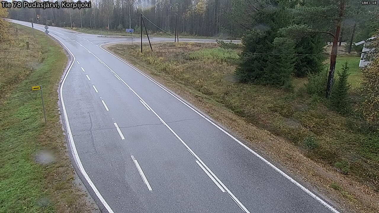 Kelikamerat Kuva Tie 78 Pudasjärvi, Korpijo, Pudasjärvi, Pohjois-Pohjanmaa