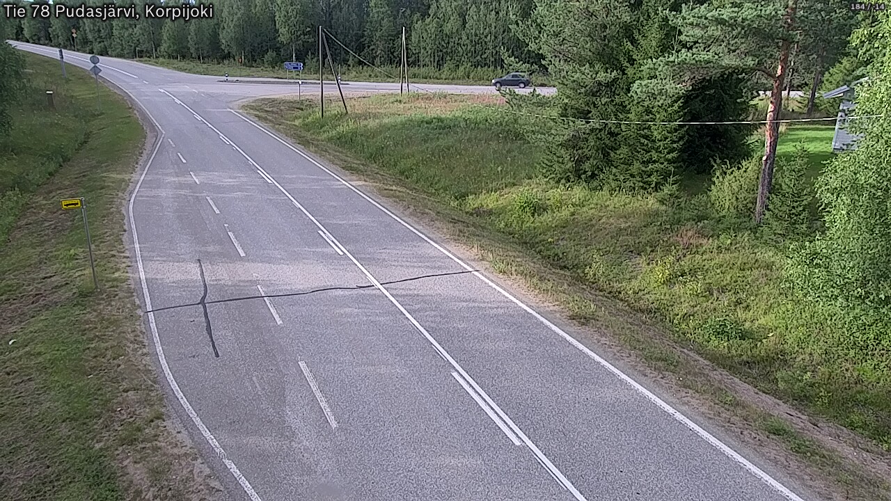 Kelikamerat Kuva Tie 78 Pudasjärvi, Korpijo, Pudasjärvi, Pohjois-Pohjanmaa