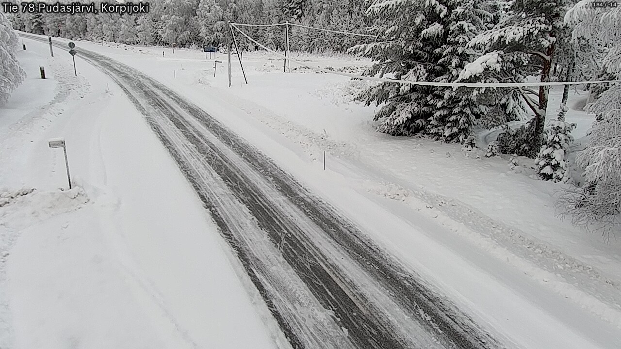 Kelikamerat Kuva Tie 78 Pudasjärvi, Korpijo, Pudasjärvi, Pohjois-Pohjanmaa