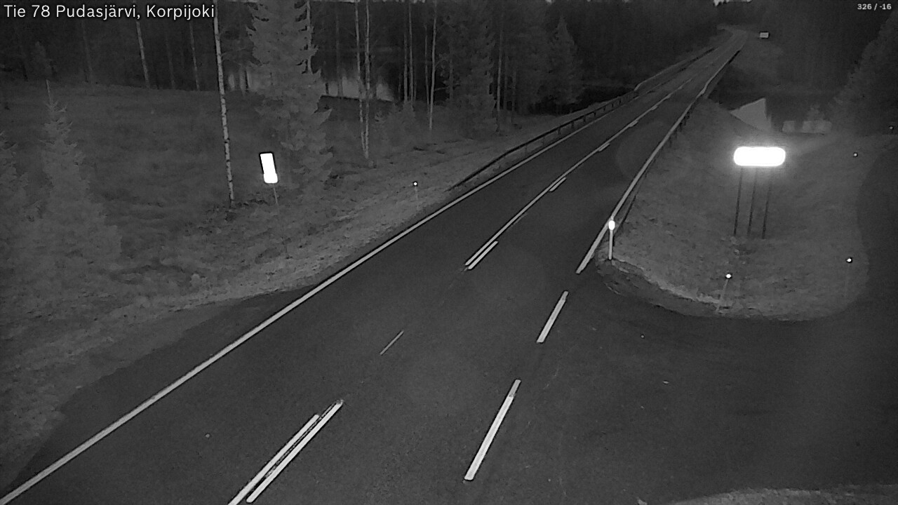 Kelikamerat Kuva Tie 78 Pudasjärvi, Korpijo, Pudasjärvi, Pohjois-Pohjanmaa