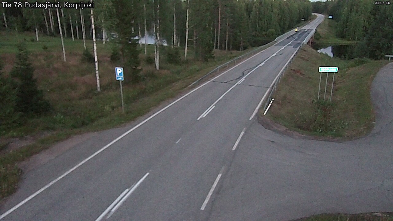 Kelikamerat Kuva Tie 78 Pudasjärvi, Korpijo, Pudasjärvi, Pohjois-Pohjanmaa