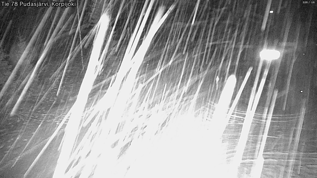 Kelikamerat Kuva Tie 78 Pudasjärvi, Korpijo, Pudasjärvi, Pohjois-Pohjanmaa