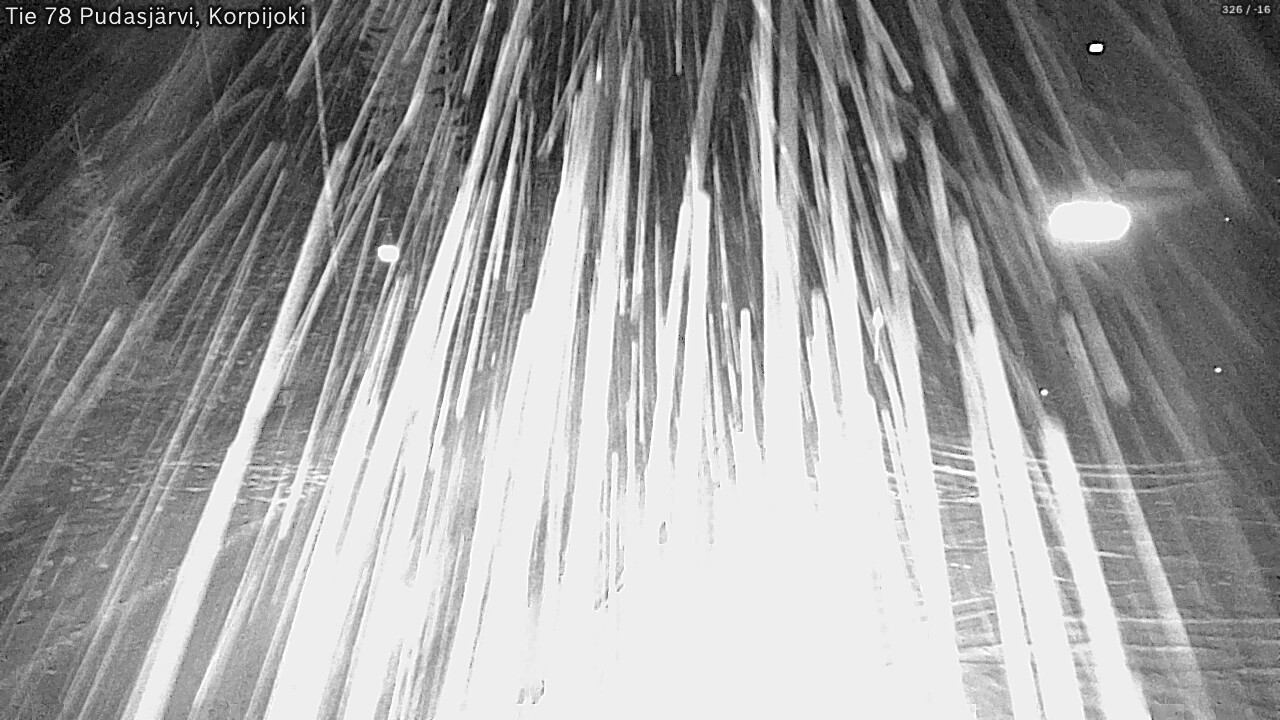 Kelikamerat Kuva Tie 78 Pudasjärvi, Korpijo, Pudasjärvi, Pohjois-Pohjanmaa