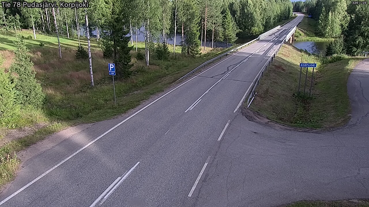 Kelikamerat Kuva Tie 78 Pudasjärvi, Korpijo, Pudasjärvi, Pohjois-Pohjanmaa