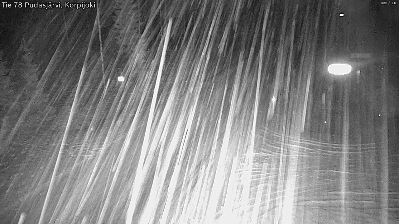 Kelikamerat Kuva Tie 78 Pudasjärvi, Korpijo, Pudasjärvi, Pohjois-Pohjanmaa