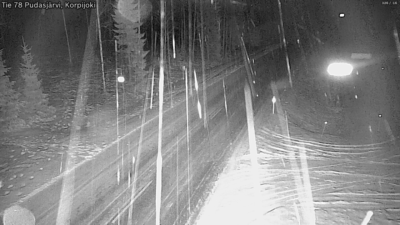 Kelikamerat Kuva Tie 78 Pudasjärvi, Korpijo, Pudasjärvi, Pohjois-Pohjanmaa