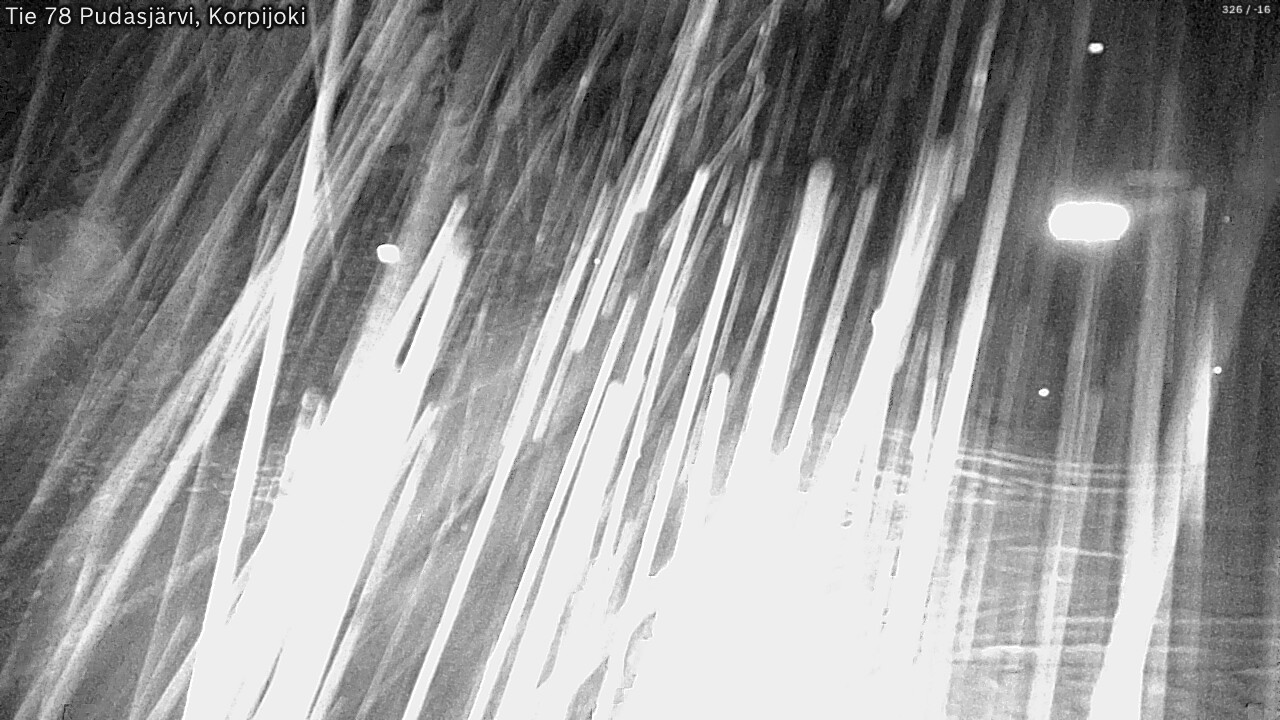 Kelikamerat Kuva Tie 78 Pudasjärvi, Korpijo, Pudasjärvi, Pohjois-Pohjanmaa