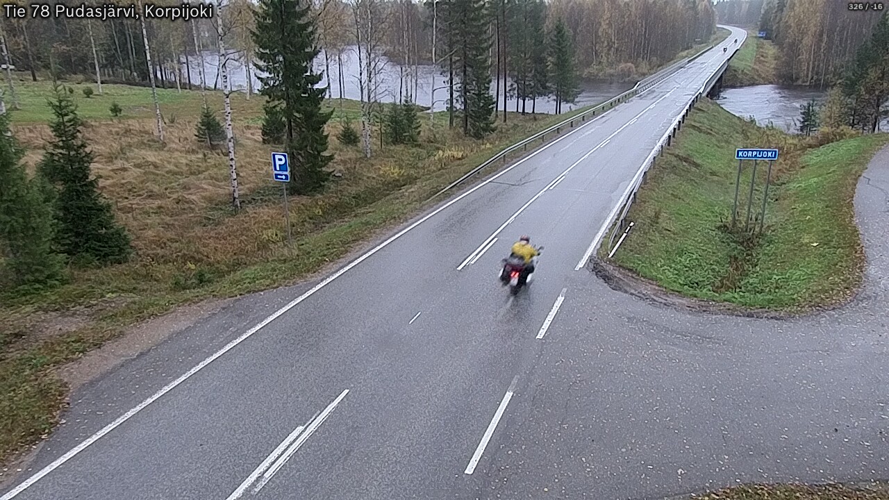 Kelikamerat Kuva Tie 78 Pudasjärvi, Korpijo, Pudasjärvi, Pohjois-Pohjanmaa