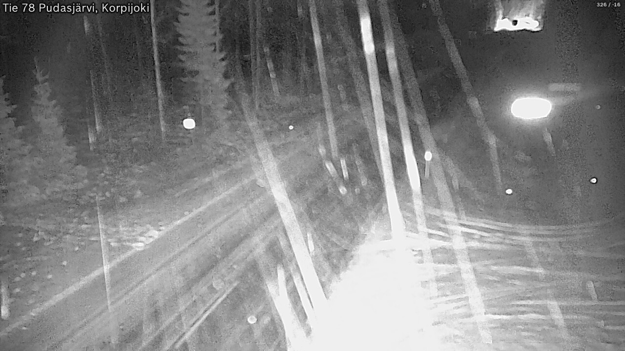 Kelikamerat Kuva Tie 78 Pudasjärvi, Korpijo, Pudasjärvi, Pohjois-Pohjanmaa