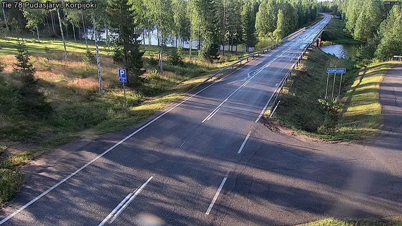 Kelikamerat Kuva Tie 78 Pudasjärvi, Korpijo, Pudasjärvi, Pohjois-Pohjanmaa