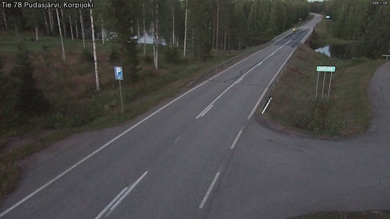 Kelikamerat Kuva Tie 78 Pudasjärvi, Korpijo, Pudasjärvi, Pohjois-Pohjanmaa