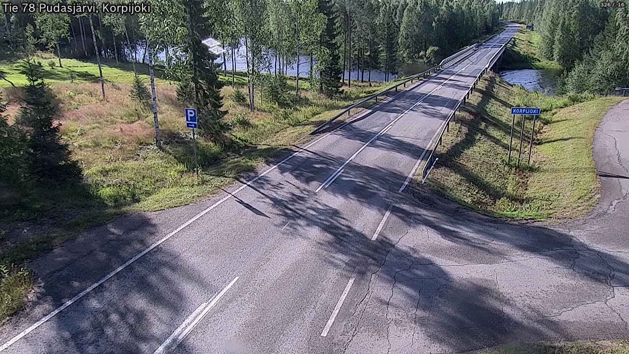 Kelikamerat Kuva Tie 78 Pudasjärvi, Korpijo, Pudasjärvi, Pohjois-Pohjanmaa