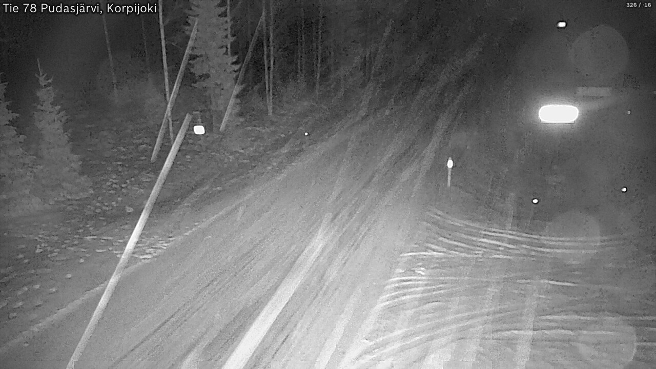 Kelikamerat Kuva Tie 78 Pudasjärvi, Korpijo, Pudasjärvi, Pohjois-Pohjanmaa