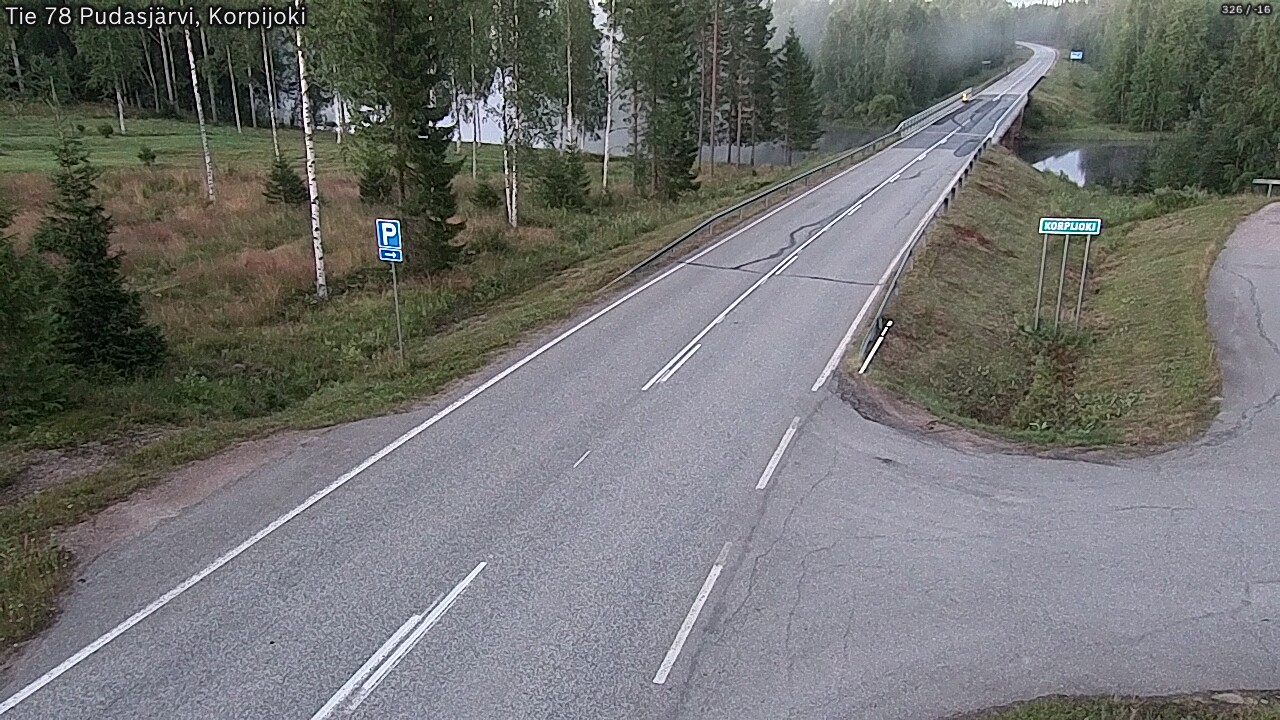 Kelikamerat Kuva Tie 78 Pudasjärvi, Korpijo, Pudasjärvi, Pohjois-Pohjanmaa