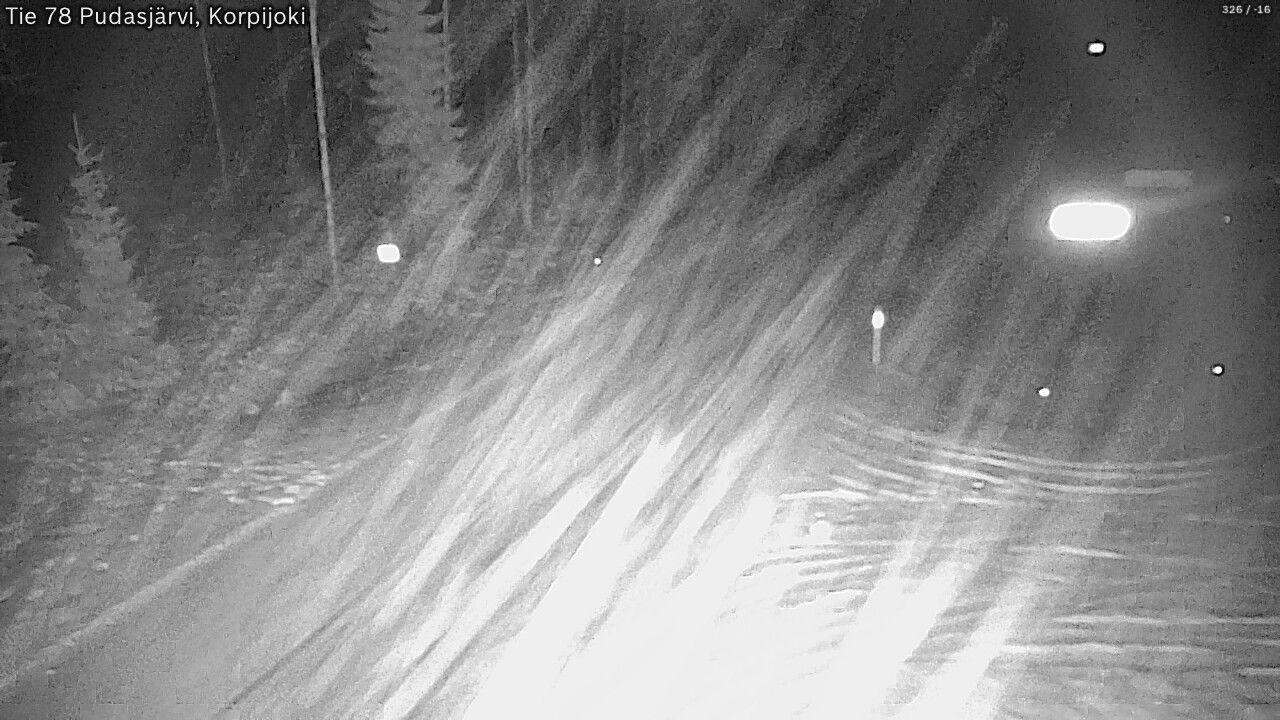 Kelikamerat Kuva Tie 78 Pudasjärvi, Korpijo, Pudasjärvi, Pohjois-Pohjanmaa