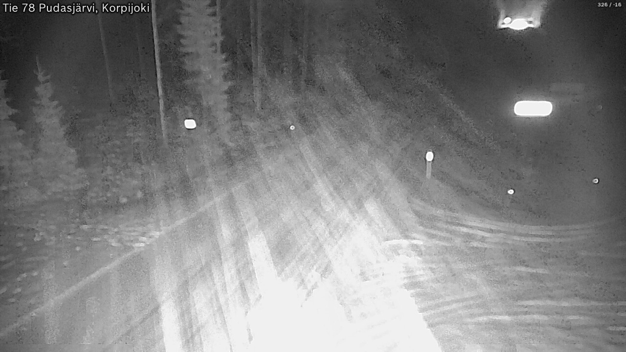 Kelikamerat Kuva Tie 78 Pudasjärvi, Korpijo, Pudasjärvi, Pohjois-Pohjanmaa