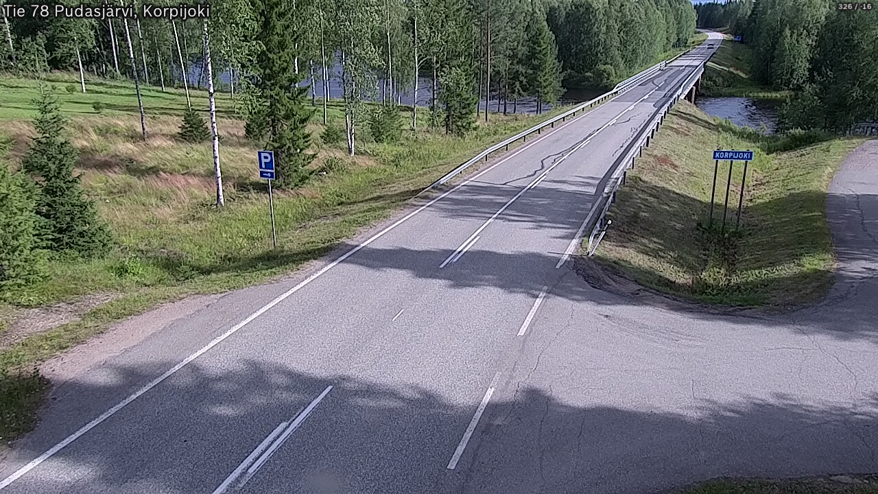 Kelikamerat Kuva Tie 78 Pudasjärvi, Korpijo, Pudasjärvi, Pohjois-Pohjanmaa