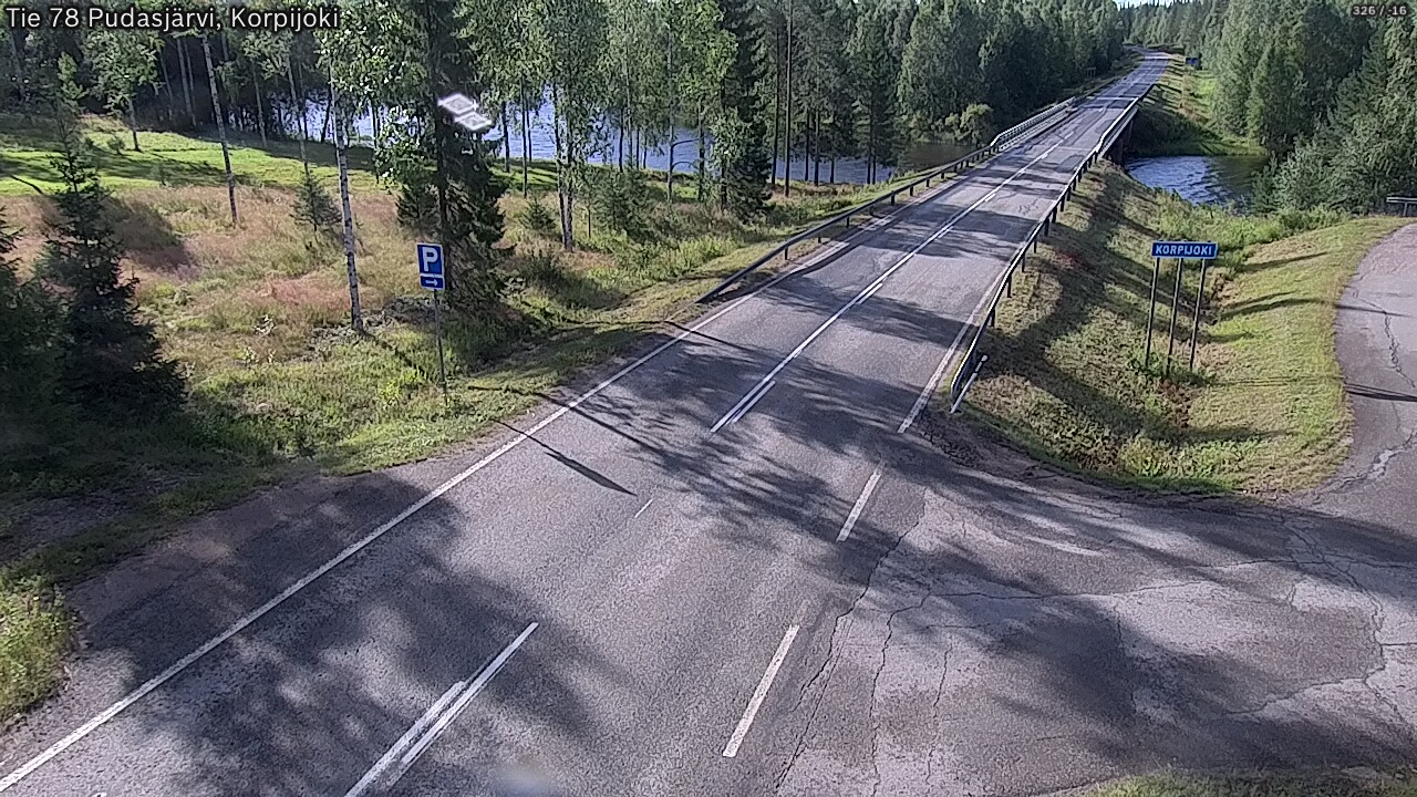 Kelikamerat Kuva Tie 78 Pudasjärvi, Korpijo, Pudasjärvi, Pohjois-Pohjanmaa