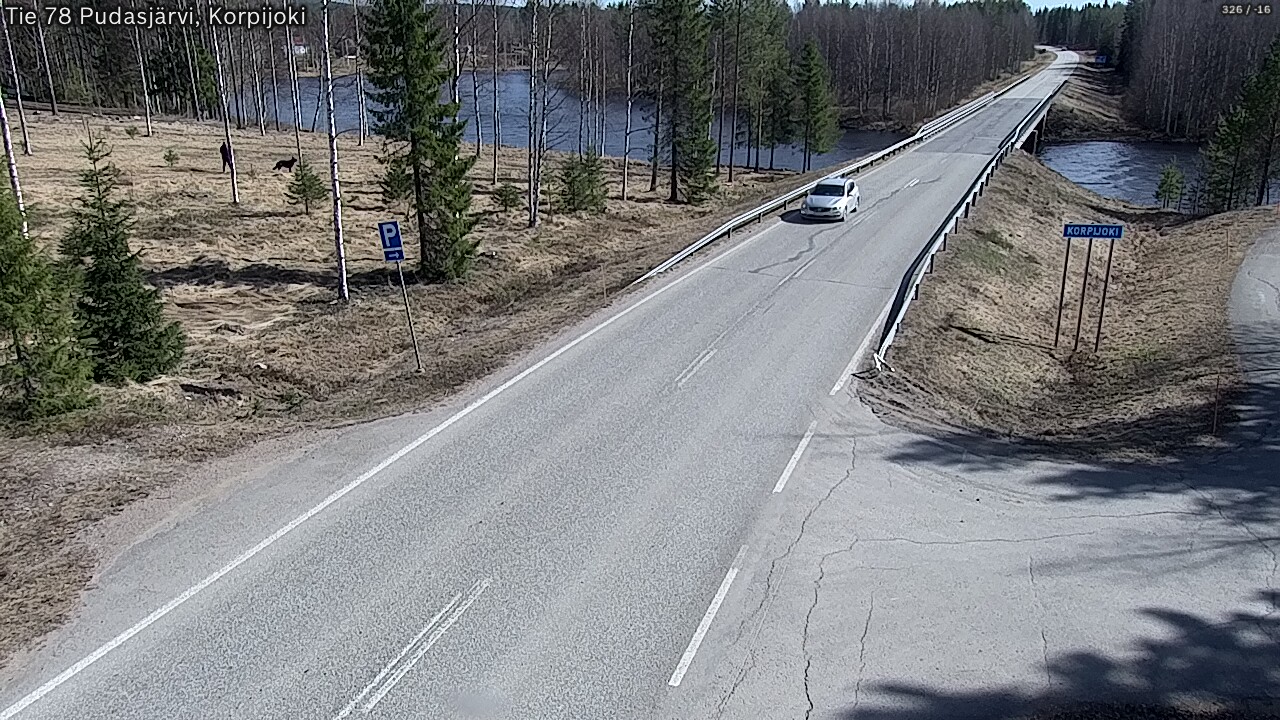 Kelikamerat Kuva Tie 78 Pudasjärvi, Korpijo, Pudasjärvi, Pohjois-Pohjanmaa