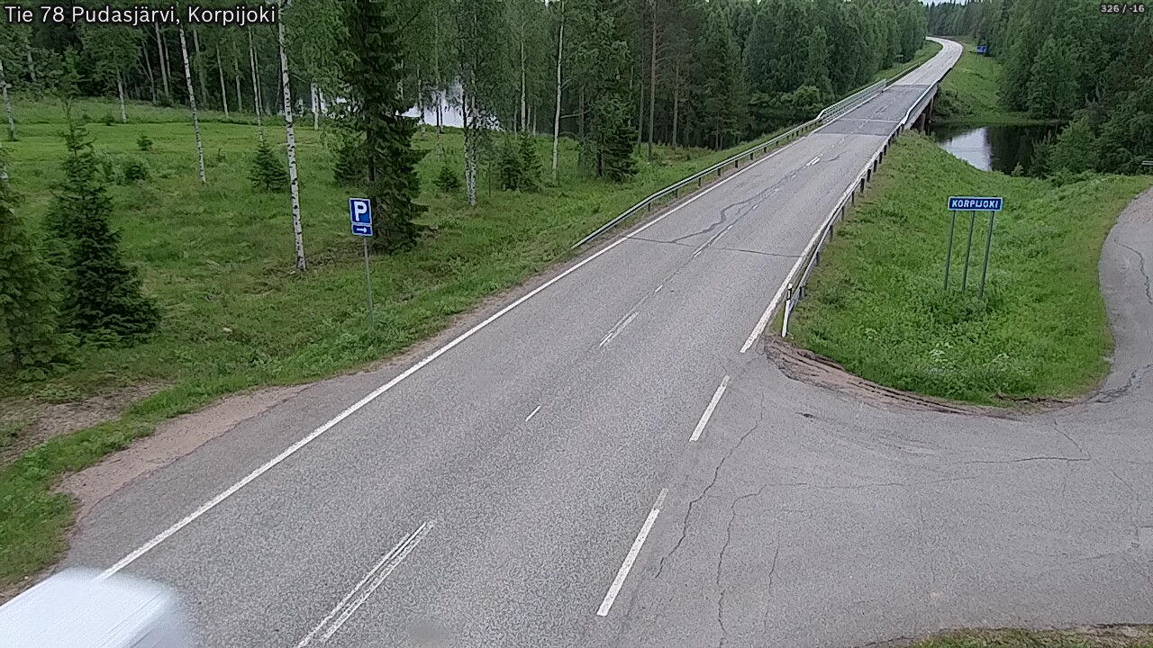 Kelikamerat Kuva Tie 78 Pudasjärvi, Korpijo, Pudasjärvi, Pohjois-Pohjanmaa