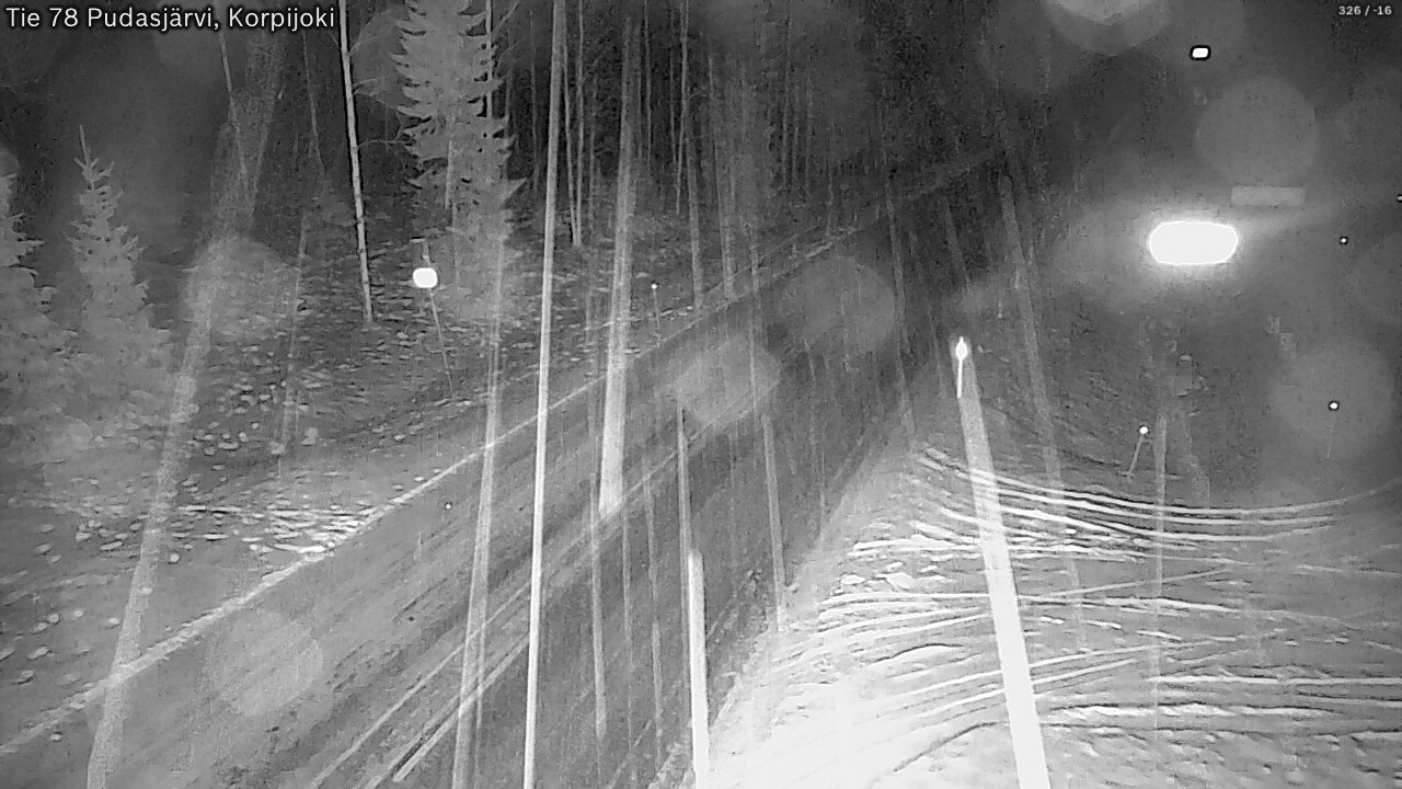 Kelikamerat Kuva Tie 78 Pudasjärvi, Korpijo, Pudasjärvi, Pohjois-Pohjanmaa