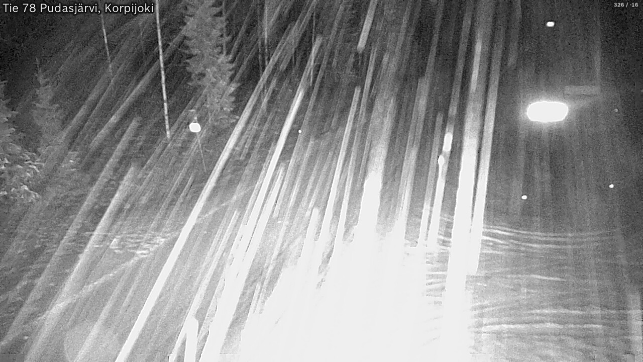 Kelikamerat Kuva Tie 78 Pudasjärvi, Korpijo, Pudasjärvi, Pohjois-Pohjanmaa