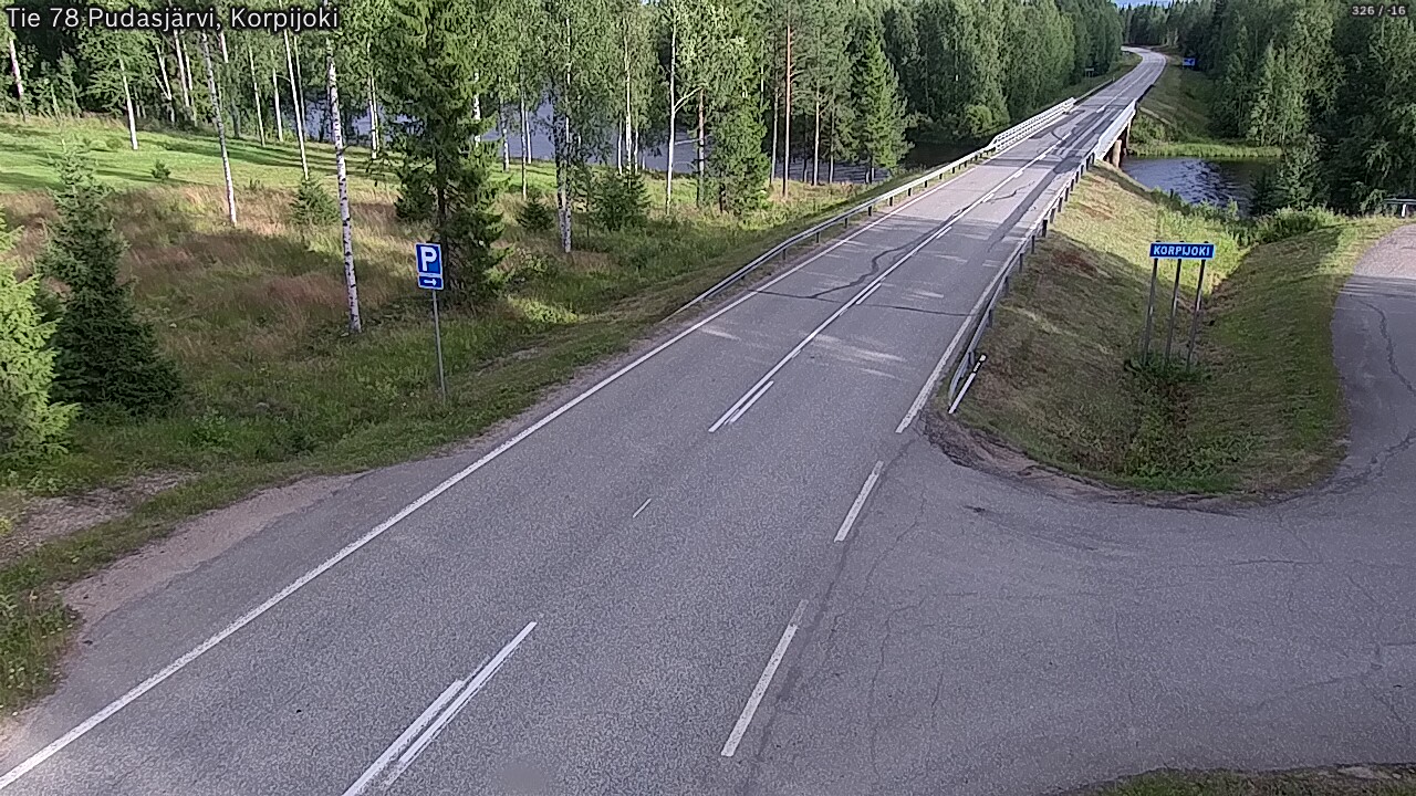 Kelikamerat Kuva Tie 78 Pudasjärvi, Korpijo, Pudasjärvi, Pohjois-Pohjanmaa