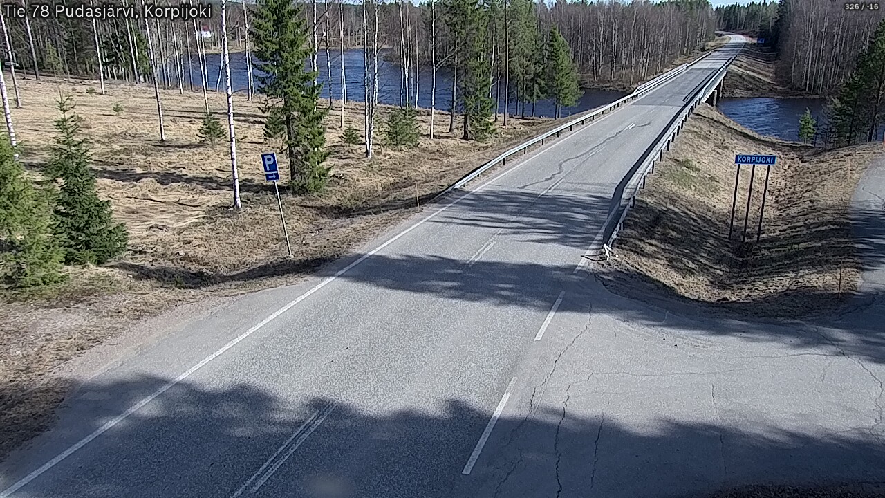 Kelikamerat Kuva Tie 78 Pudasjärvi, Korpijo, Pudasjärvi, Pohjois-Pohjanmaa