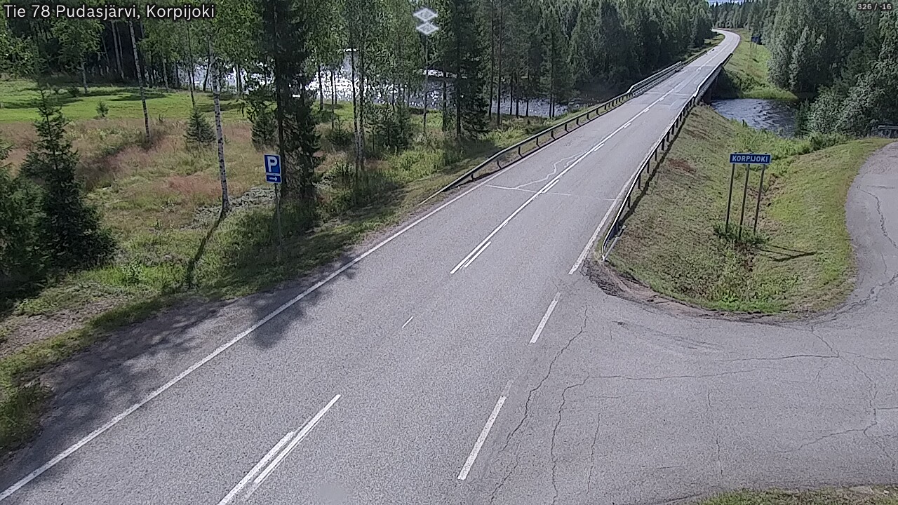 Kelikamerat Kuva Tie 78 Pudasjärvi, Korpijo, Pudasjärvi, Pohjois-Pohjanmaa