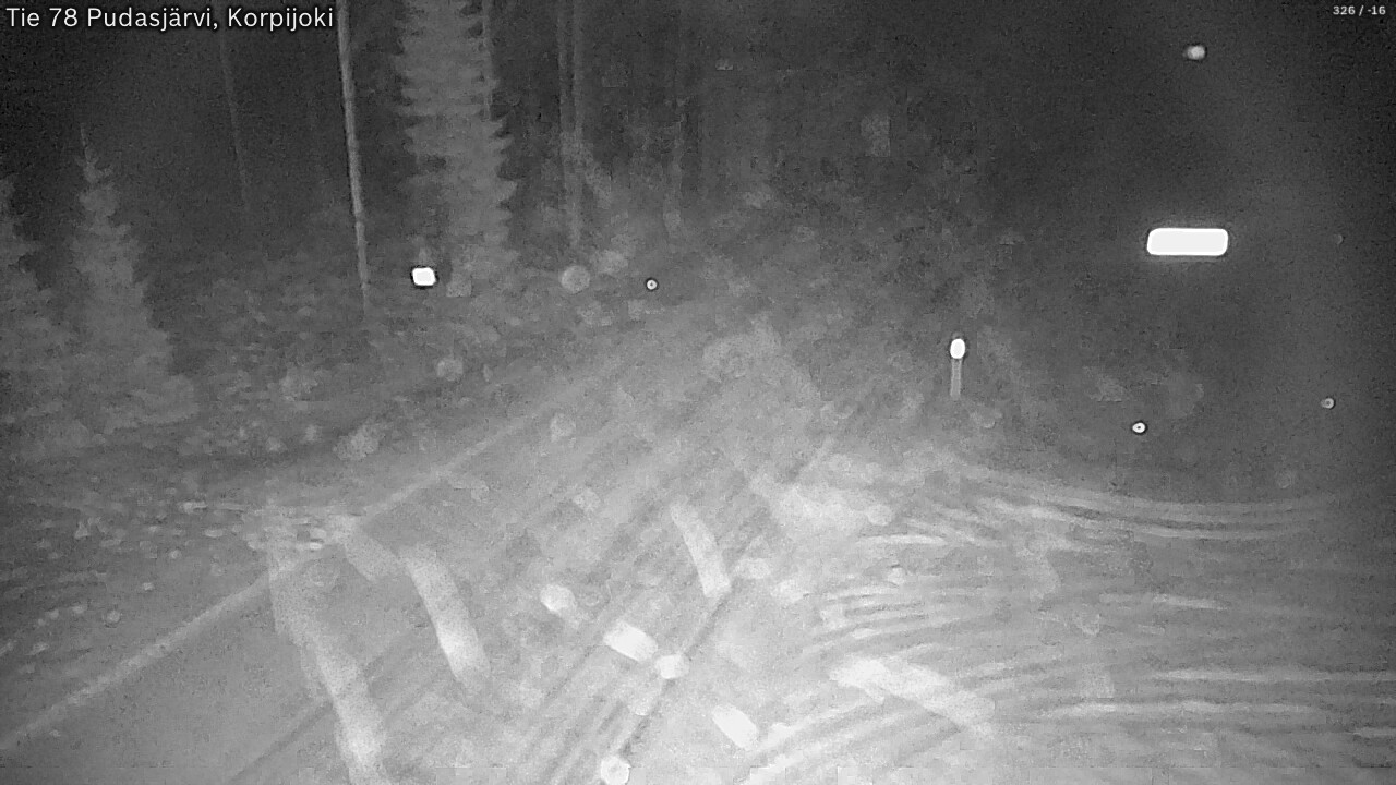 Kelikamerat Kuva Tie 78 Pudasjärvi, Korpijo, Pudasjärvi, Pohjois-Pohjanmaa