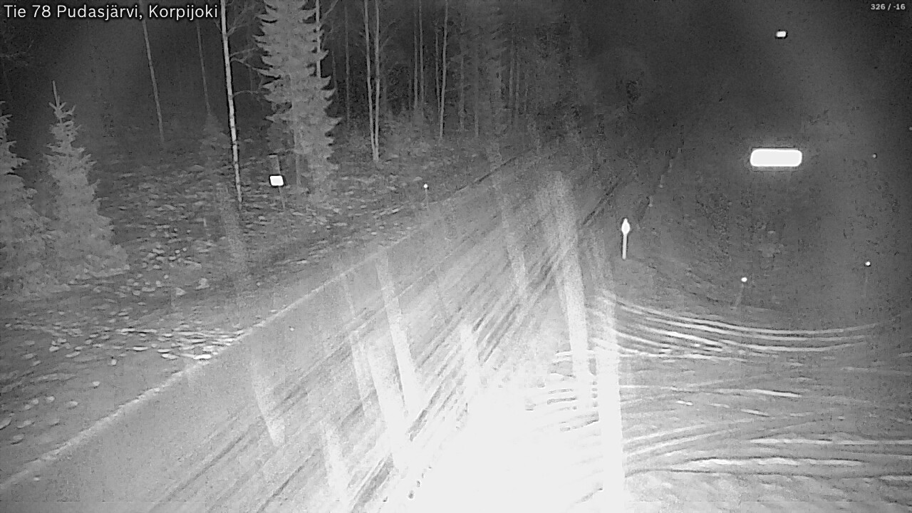 Kelikamerat Kuva Tie 78 Pudasjärvi, Korpijo, Pudasjärvi, Pohjois-Pohjanmaa