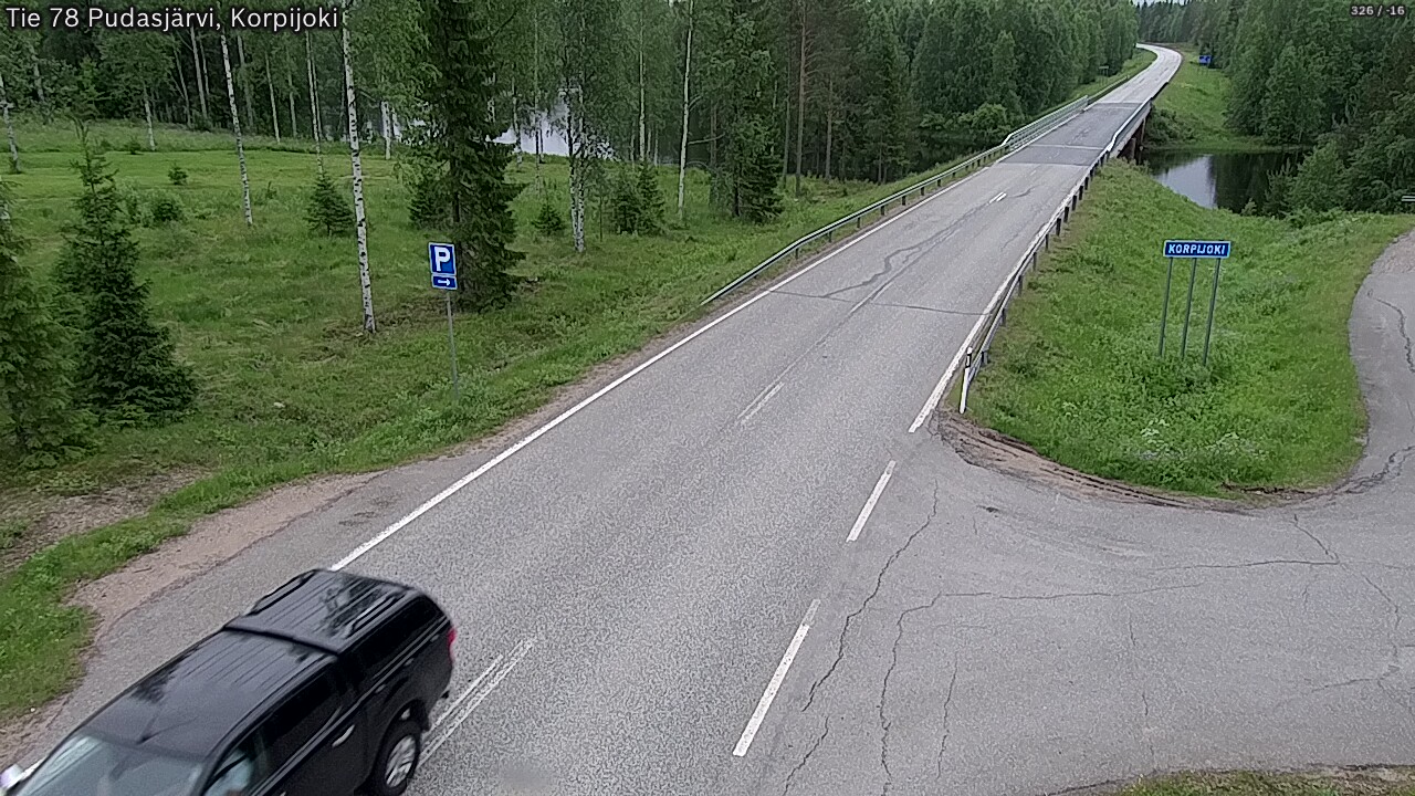 Kelikamerat Kuva Tie 78 Pudasjärvi, Korpijo, Pudasjärvi, Pohjois-Pohjanmaa