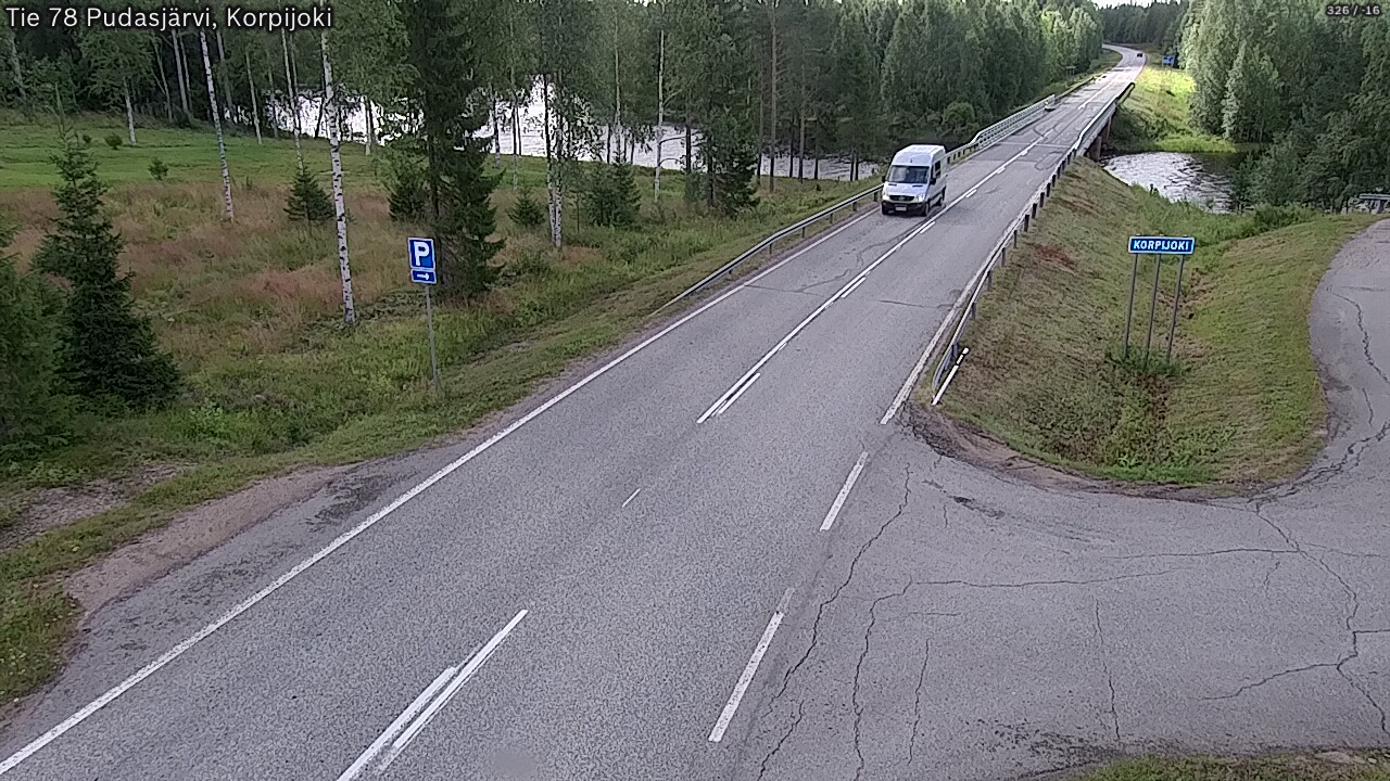 Kelikamerat Kuva Tie 78 Pudasjärvi, Korpijo, Pudasjärvi, Pohjois-Pohjanmaa