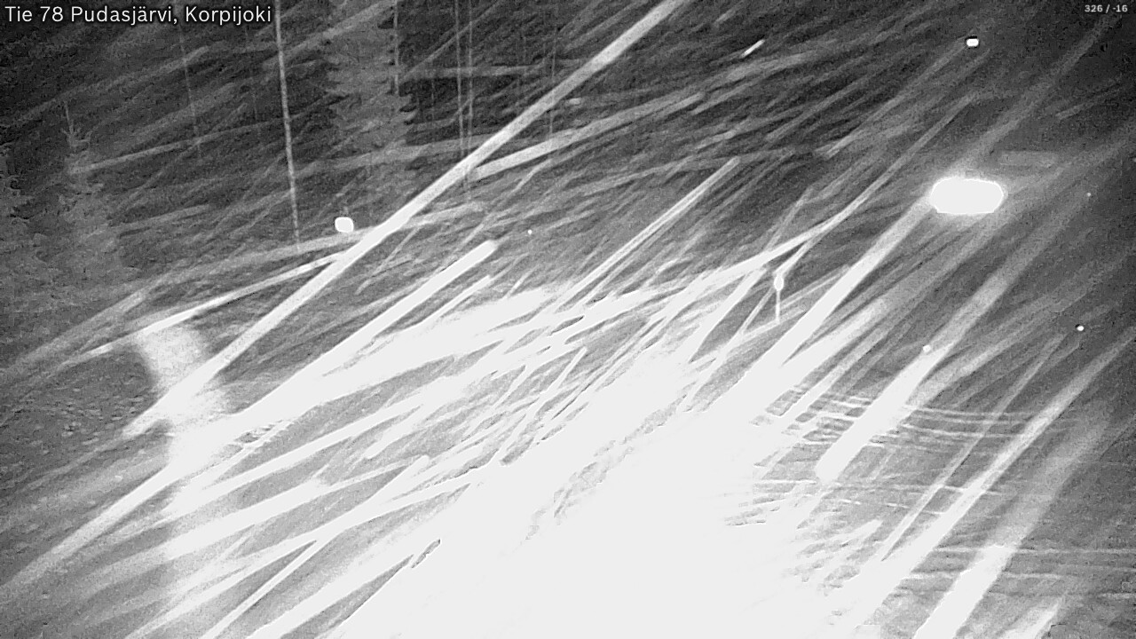 Kelikamerat Kuva Tie 78 Pudasjärvi, Korpijo, Pudasjärvi, Pohjois-Pohjanmaa