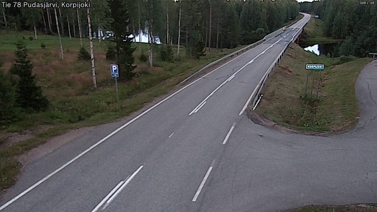 Kelikamerat Kuva Tie 78 Pudasjärvi, Korpijo, Pudasjärvi, Pohjois-Pohjanmaa