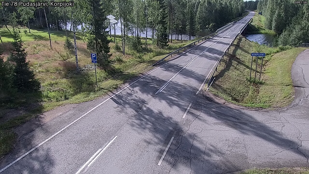 Kelikamerat Kuva Tie 78 Pudasjärvi, Korpijo, Pudasjärvi, Pohjois-Pohjanmaa