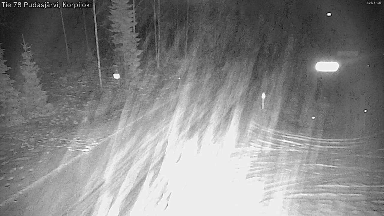 Kelikamerat Kuva Tie 78 Pudasjärvi, Korpijo, Pudasjärvi, Pohjois-Pohjanmaa