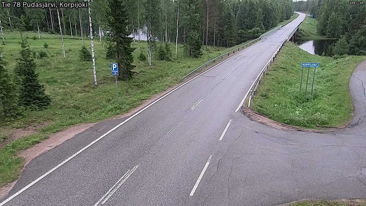 Kelikamerat Kuva Tie 78 Pudasjärvi, Korpijo, Pudasjärvi, Pohjois-Pohjanmaa