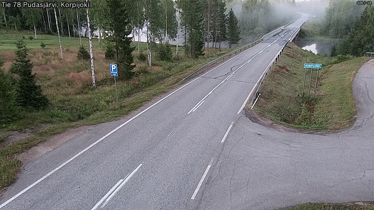Kelikamerat Kuva Tie 78 Pudasjärvi, Korpijo, Pudasjärvi, Pohjois-Pohjanmaa