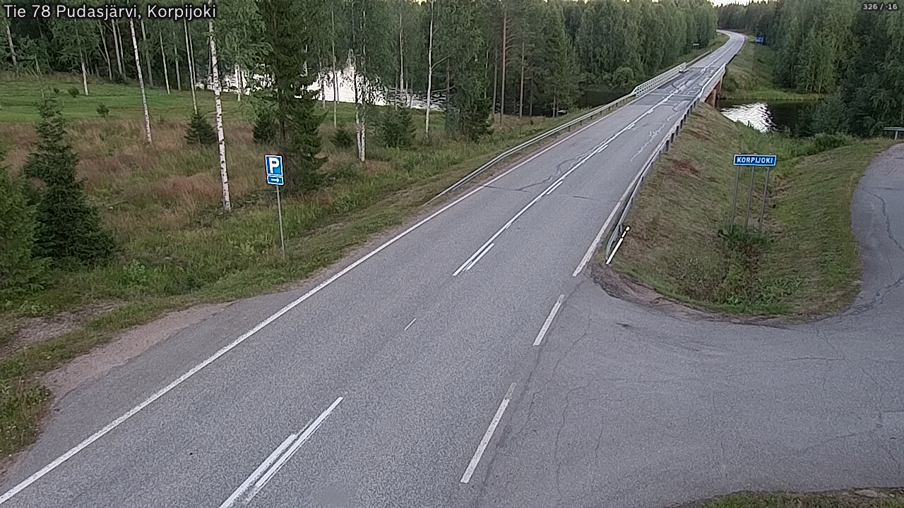 Kelikamerat Kuva Tie 78 Pudasjärvi, Korpijo, Pudasjärvi, Pohjois-Pohjanmaa